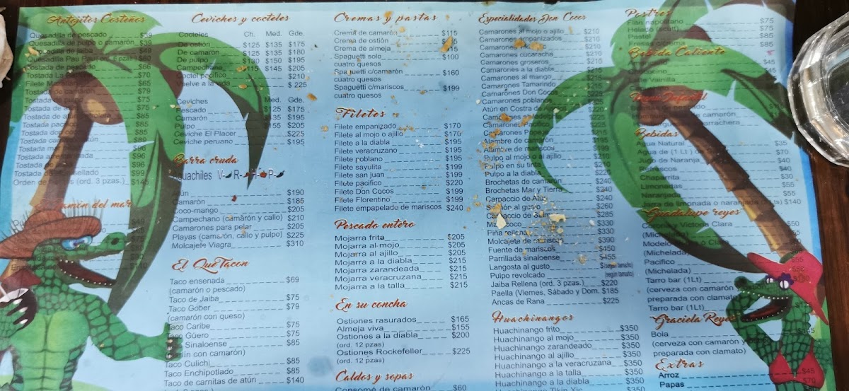 Don Coco & Fish Menu - Image 2
